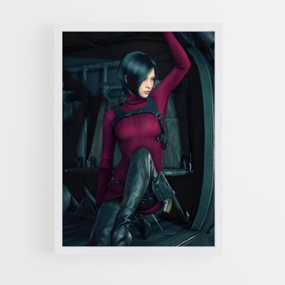 Poster Ada de wong Evil – affiche Resident Evil (vue 3)